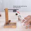Fashionable Aquatic Vase With Unique Light Bulb For Exquisite Home Decor Container Bracket Set