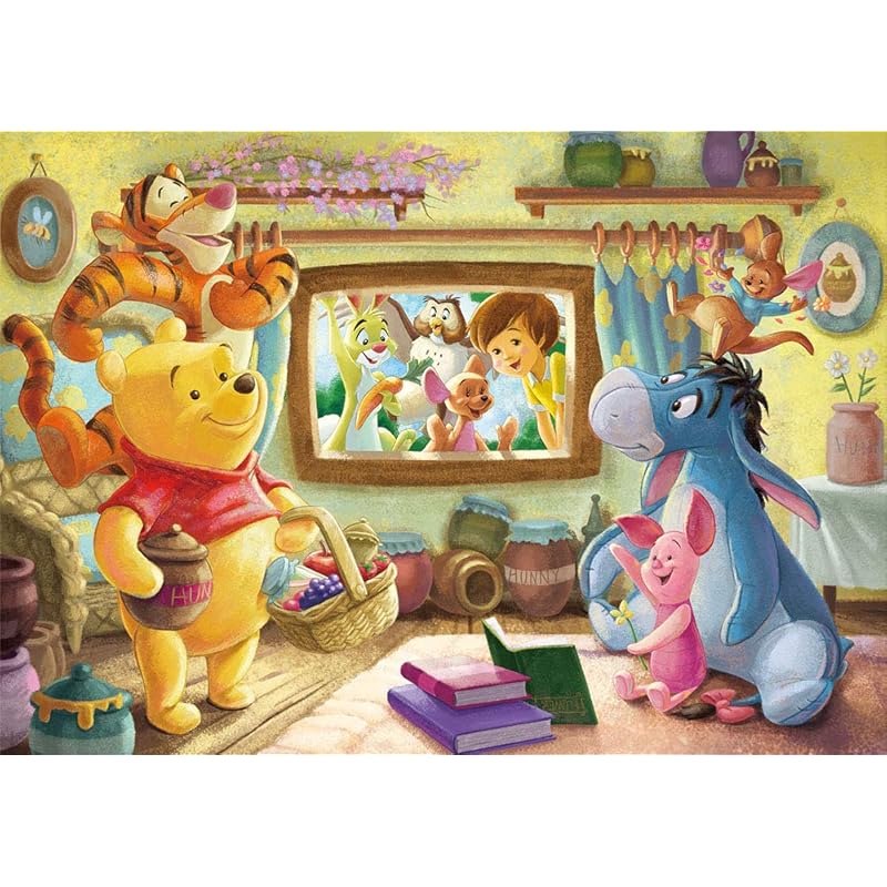 

Tenyo (Tenyo) [Made in Japan] 200-Piece Jigsaw Puzzle Disney Winnie the Pooh Friends Memory (22.5x32cm) D-200-905, Includes Glue, Spatula, and Service