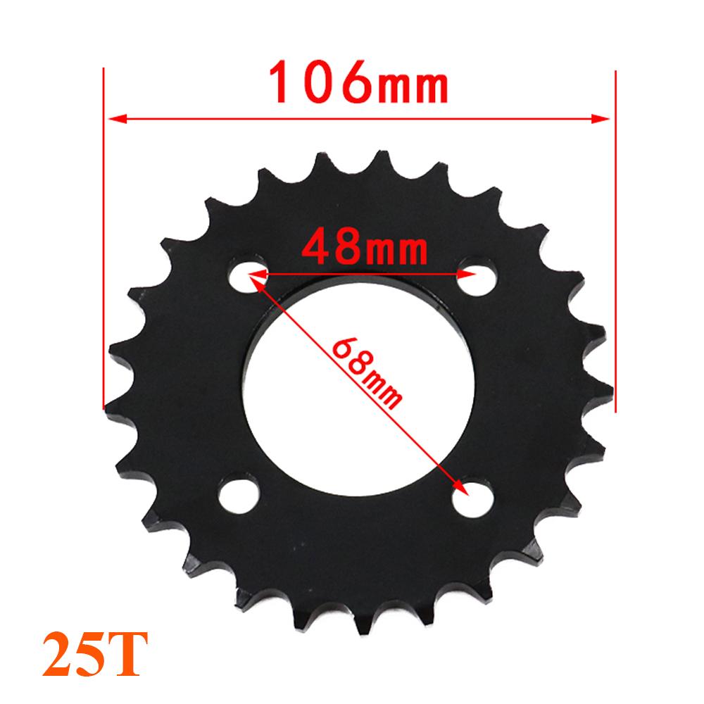 428 25T 31T 48MM Motorcycle Chain Sprocket Rear Sprocket Gear for 428 Chain 110cc 125cc 140cc Mud ATV Quad Bicycle Buggy Go Kart