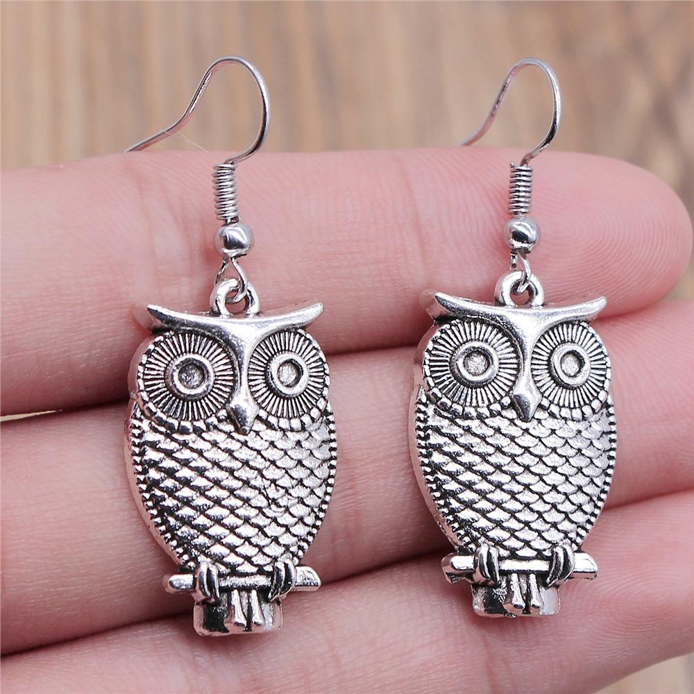53 Styles Bird Earrings For Women Vintage Owl Dove Peacock Phoenix Swallow Feather Hummingbird Flamingo Parrot Earrings