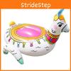 Inflatable Alpaca Ride-on Swimming Ring Pvc Grass Mud White Horse Water Floating Funny Ride-on Cross-border Stock