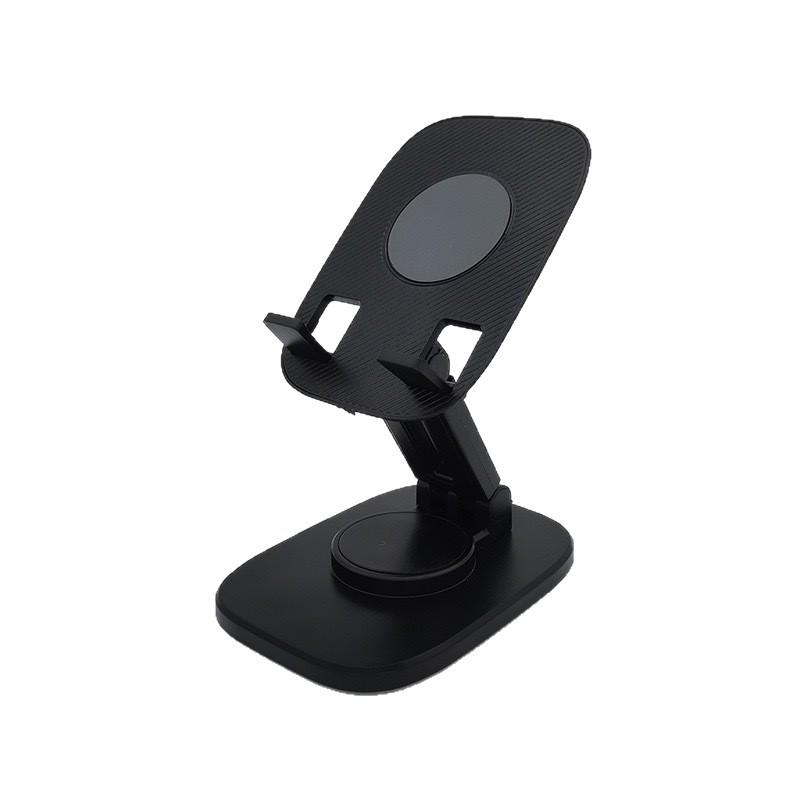 Universal Foldable Rotating Phone Holder with Weighted Base for Stable and Portable Use