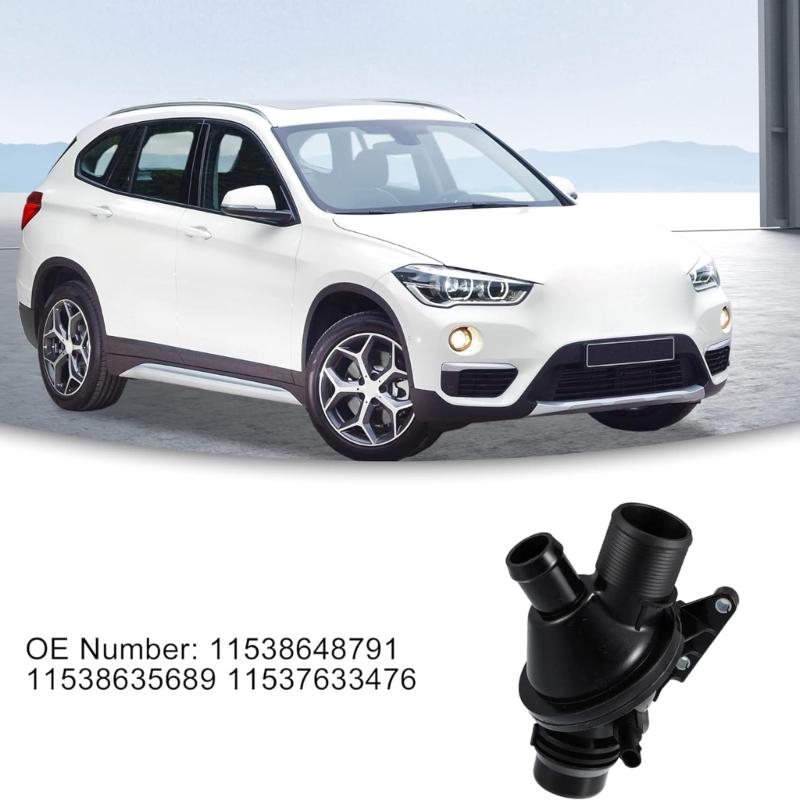 Engine Temperature Controller Coolant Thermostat Housing Regulator Compatible for F22 F30 F32 F10 F25 E89 328i 528i 2.0L