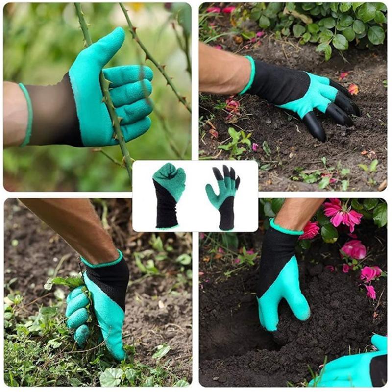 FLORES GUANTES CON GARRA PARA USAR EN JARDÍN PLANTAS HUERTOS FLORES GUANTES CON GARRA PARA USAR EN JARDÍN PLANTAS HUERTOS
