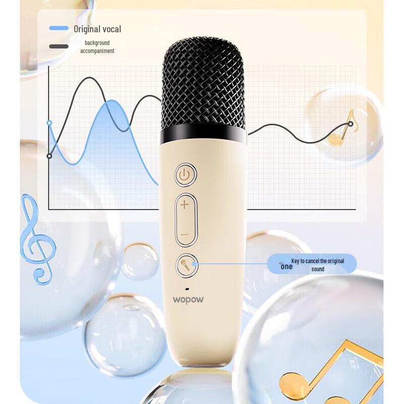 WOPOW AP08 Wireless Bluetooth 5.3 KTV Speaker CN plug (adapter included)