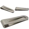 Mini Stainless Steel Slim Money Clip Purse Wallet Credit Card Id Cash Holder