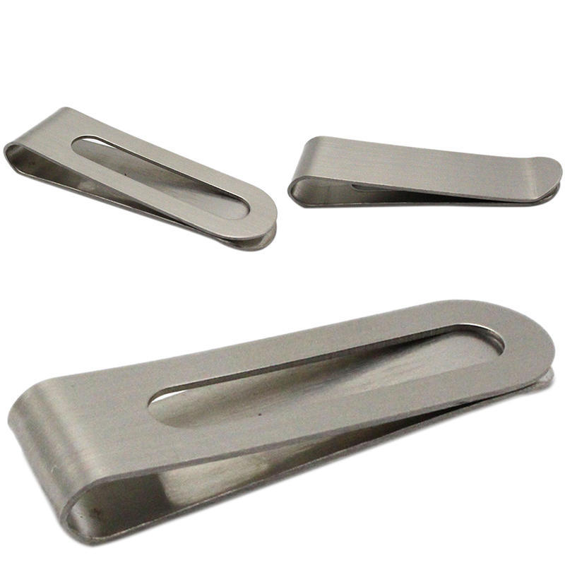 Mini Stainless Steel Slim Money Clip Purse Wallet Credit Card Id Cash Holder