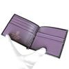 Ettinger Royal Collection Bifold Wallet with Money Clip, Men's ST787AJR, Black and Purple