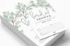 Inkdotpot 30A  GreeneryA  Fill-In Style Bridal Shower Invitations Wedding Blank