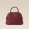 Crocodile Pattern Shell Bag First Layer Cowhide Handbag Large Capacity Commuter Leather Women's Bag Shoulder Messenger Bowling Bag