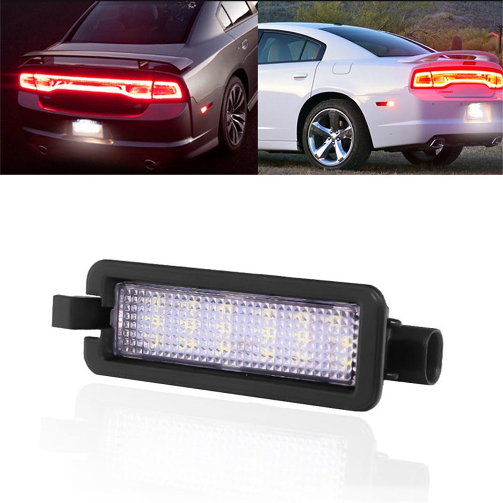 

New Rear LED Number Plate Light For Chrysler 300 Pacifica Dodge Charger Challenger