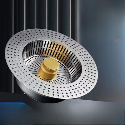 Kitchen Sink Bouncing CoreAnti-odor and Leakage Plug, Sink Filter Drain Filter Sink Filter Anti-clogging Filter Screen