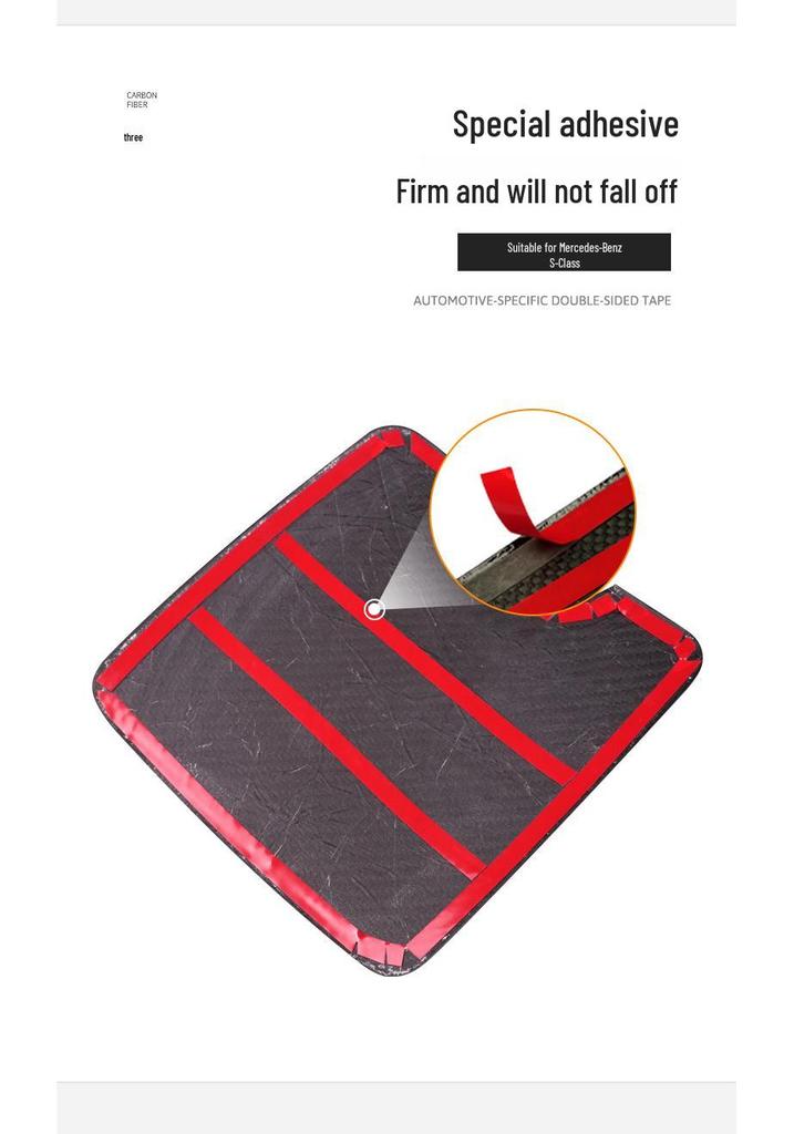 Carbon Fiber Gear Shift Panel Trim for Mercedes-Benz S-Class W223