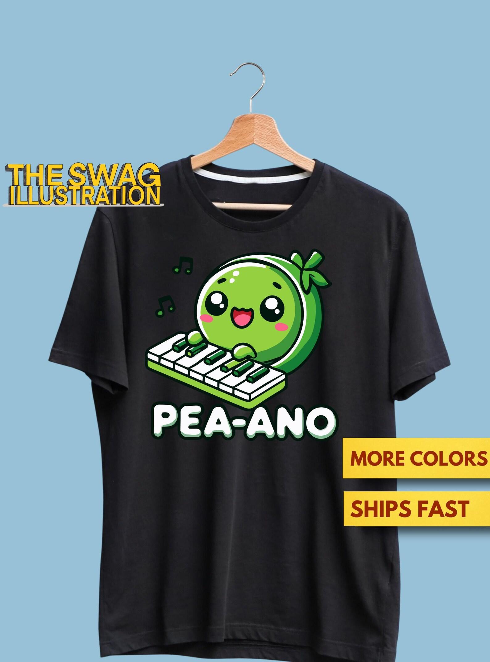 Pea Ano T shirt, Pun Pea Ano T shirt, Funny Pea-Ano Pea Pun Shirt, Piano Pun, Musical Instrument, Musician GifT shirt, Ulta Soft Premium Tee L