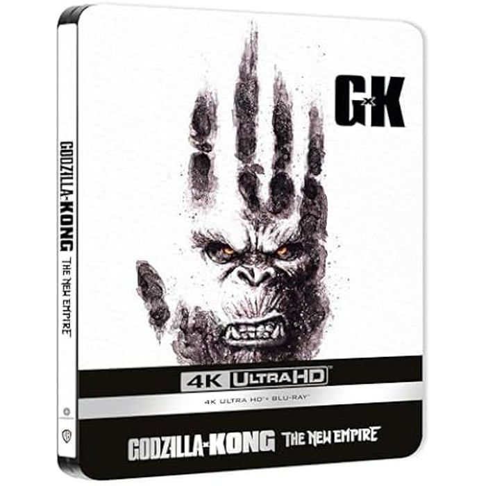 Godzilla x kong : the new empire stelbook blu-ray 4k ultra hd