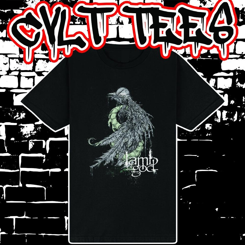 Lamb of God style Band Tee ~ 100% Cotton Unisex T-Shirt L