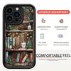 Christmas Bookshelf Ladder Black Phone Case for iPhone 14/15/16/17 Pro Max