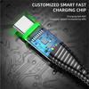 USLION 3A 2m Type C USB Cable Mobile Phone Charger Type-C Fast Charging Andriod Microusb Data Cord