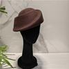 Hepburn Style Wool Pillbox Hat Fedoras Fedora Hat Fashion Woolen Felt Hat  Lady