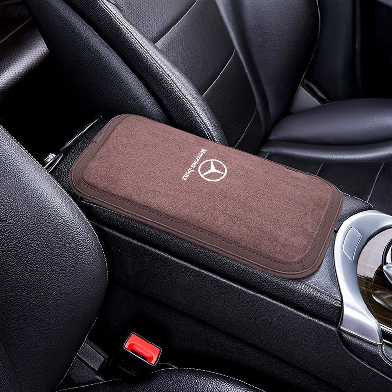 Car Armrest Box Pad Center Console Arm Rest Storage Pocket For Mercedes Benz AMG W177 W176 X166 X167 C257 C218 X253 C118 C117