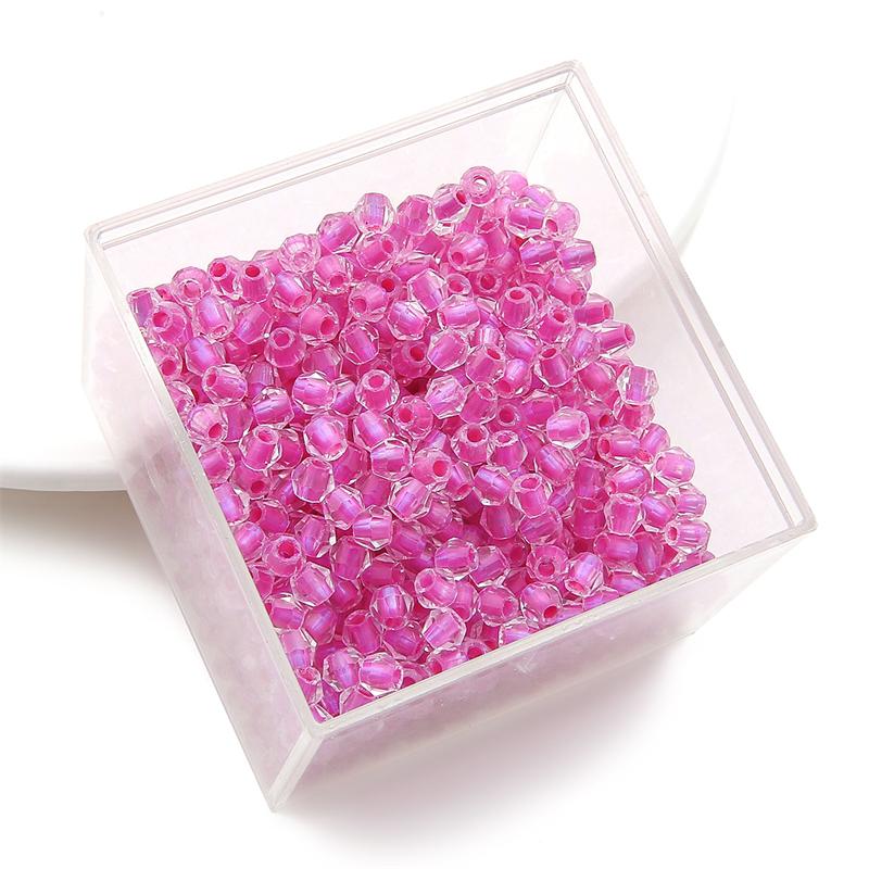 100 Stück hochwertige Glasperlen, geschnitten, gefärbte Diamant-Kristallperlen für die Herstellung von Ohrringen und Armbändern zum Selbermachen von Schmuck, Basteln, Zubehör