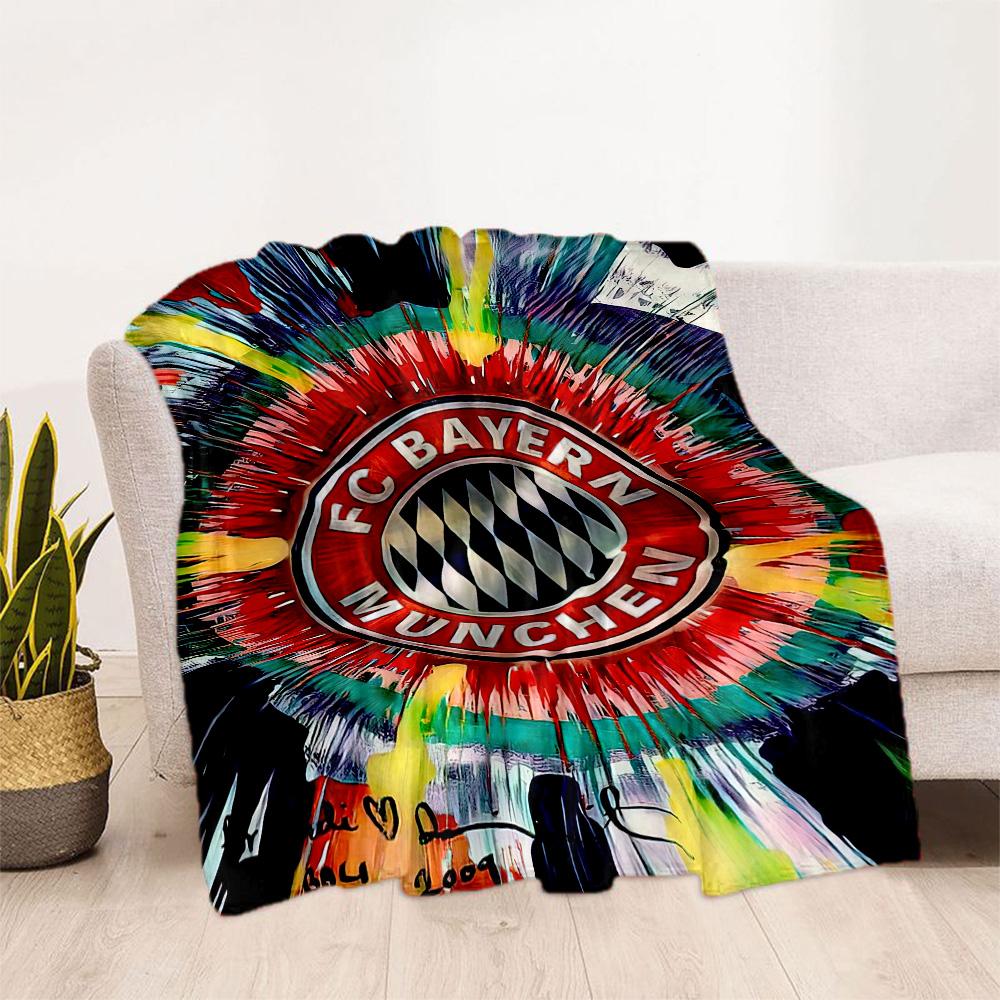 Bayern Munich Blanket Soft Warm Cozy Great for Bed Couch Office Chair for All Seasons Stylish Decor Best Holiday Gift for Friends Family