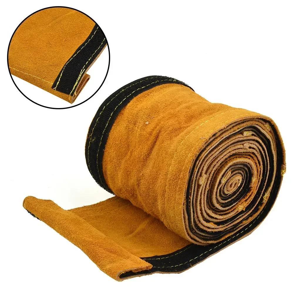 1pcs 3.5m/10m TIG Welding Torch Cable Cover Leather Adjustable Tightness Stitched Mig/plasma Cable Sleeves Tig Cover For Hose