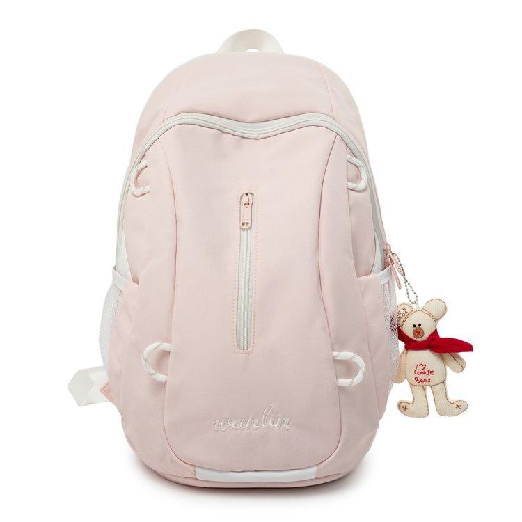 Schoolbag new backpack unisex large capacity simple lightweight student travel backpack ins college bag