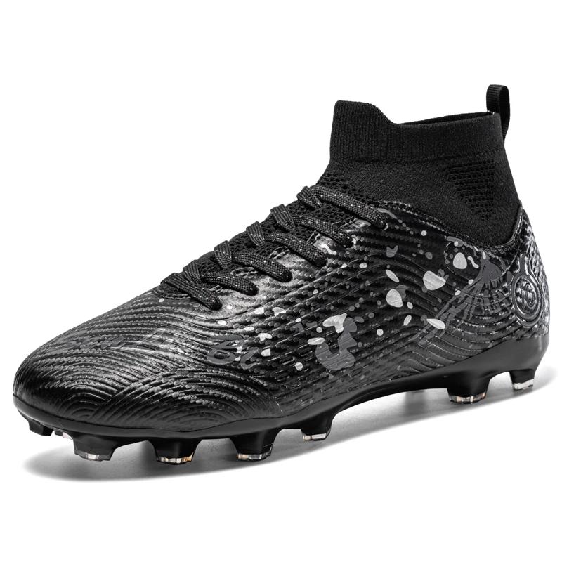 Men's Soccer Shoes Anti-slip TF/FG Football Boots Breathable Outdoor Grass Soccer Boot Low-Top Non-Slip Sports Soccer Sneakers