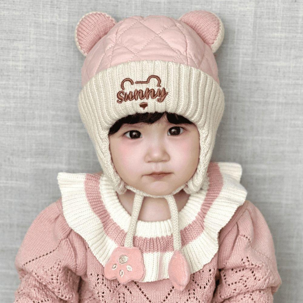 Soft Baby Ear Protection Cap Warm Kids Beanie Caps Kawaii Toddler's Lei Feng Hat  Winter Season