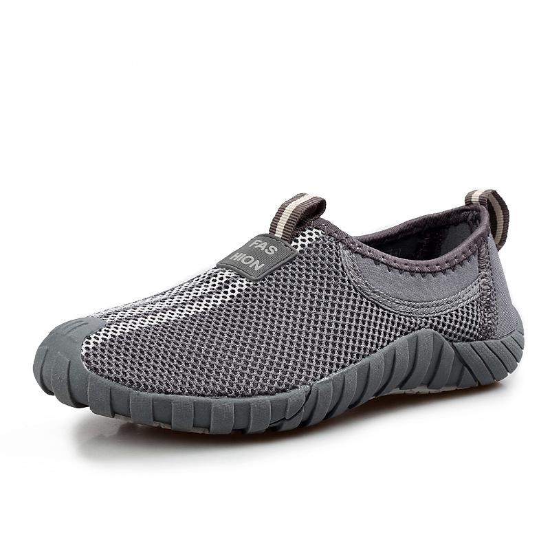 

Low-top outdoor sports breathable mesh shoes one-pedal casual fashion lazy shoes lightweight non-slip hiking couple shoes 39