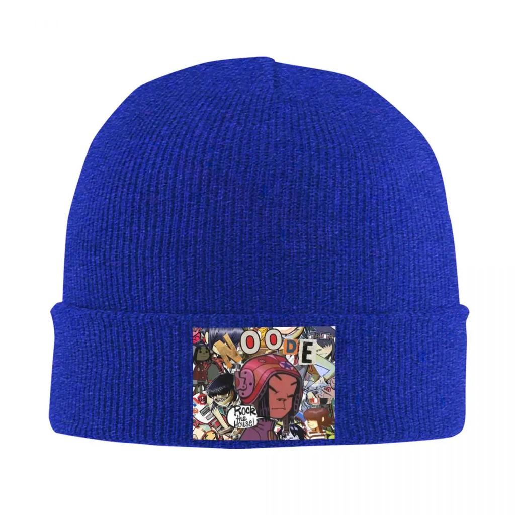 Music Band Gorillaz Warm Knitted Cap Winter Knit Bonnet Hat Skullies Beanies Hip Hop Caps for Unisex