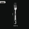 RuHan Pure Titanium Portable Hook Fork Set