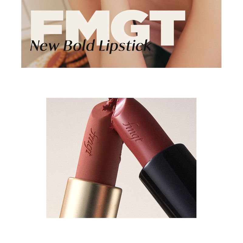THE FACE SHOP - fmgt New Bold Sheer Glow Lipstick - 19 Colors