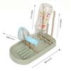 Baby Bottle Wheat Straw Drying Rack Feeding Cup Holder Removable Rack Cleaning Pacifiers Accessories Storage Drying Shelf Clean