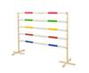 Jumping obstacle for Hobby Horse 160cm, h-120 cm, two beams green and blue