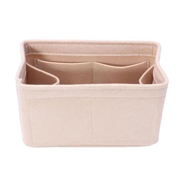 Felt Insert Bag Makeup Bag Interior Handbag Portable Storage Tote Bags Travel Cosmetic Organizer  Pouch Bags for Women