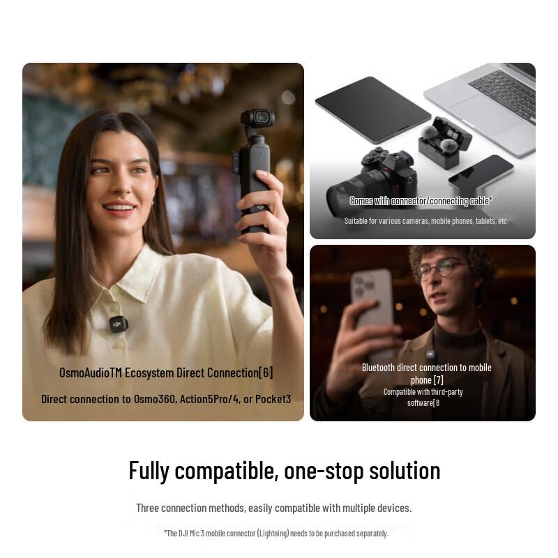 

DJI Mic 3 Wireless Microphone Transmitter (CN version)