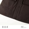 ELLE Women's Vintage Wool Blend Long Down Jacket