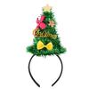 Christmas Photo Hair Accessory Tree Party Wear with Star Ribbon Letter Detail for Adults Kids Holiday Gatherings