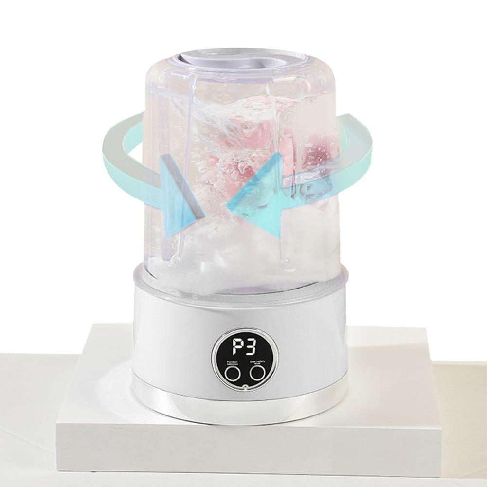 1L Portable Mini Washing Machine with 2 Modes Underwear Washing Machine for Apartment Dorm Hotel Travel & Camping