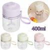 400ml Automatic Mixing Cup Portable Handle Plastic Electric Stirring Coffee Cup Rotation Feature
