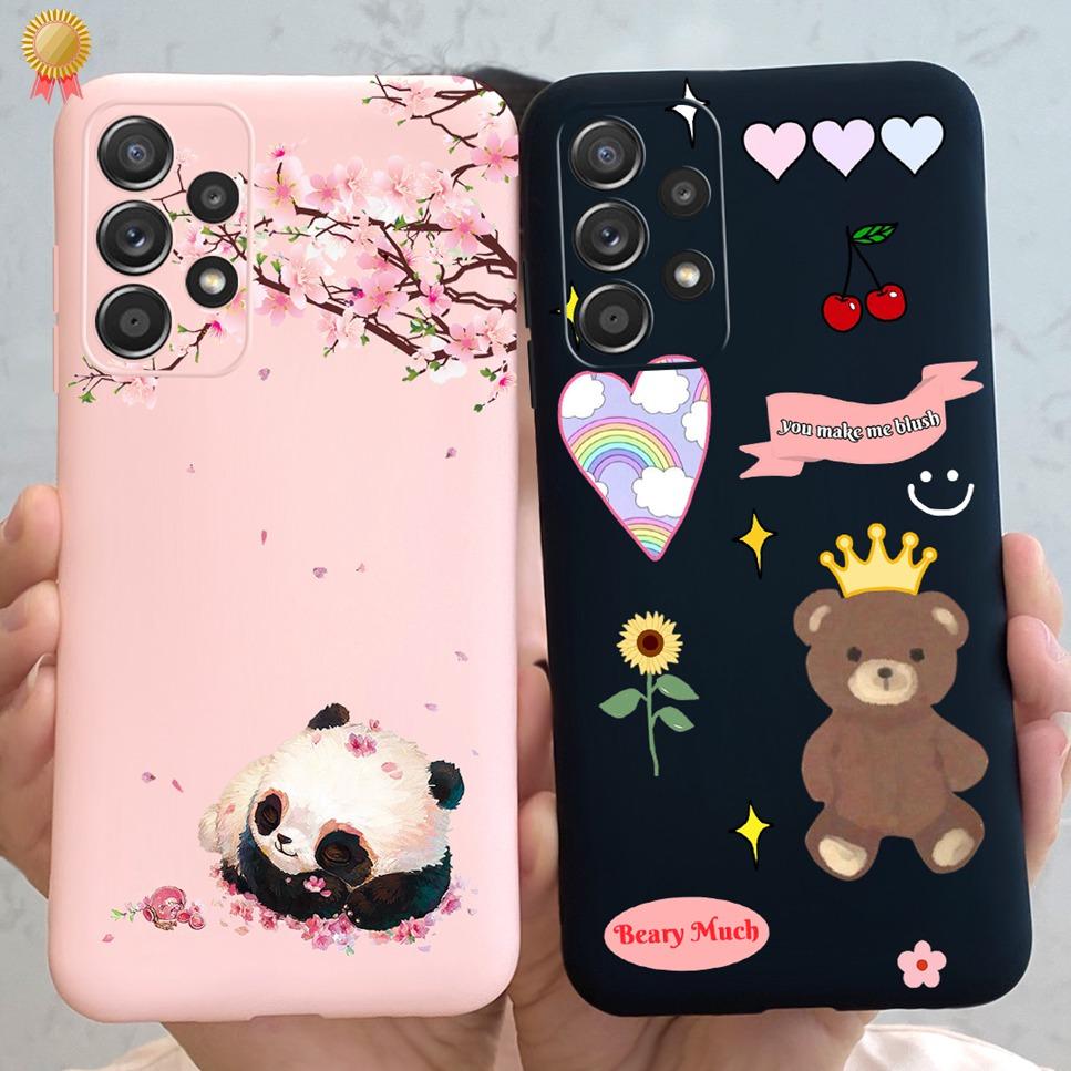 For Samsung Galaxy A23 5G Case Fashion Cute Clear Mate Men Women Soft TPU Silicone Phone Covers For Samsung Galaxy A23 4G Fundas
