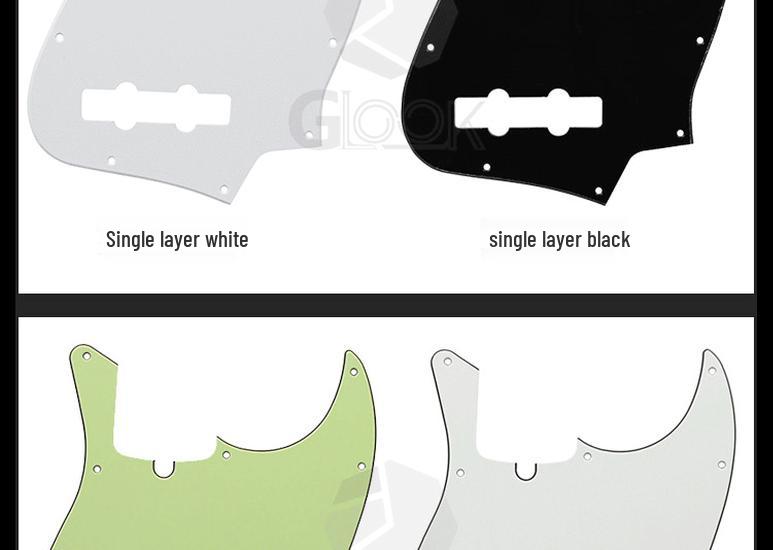 JB Electric Bass Pickguard US Standard JA Bass VT Panel Cover with Slot Accessory.