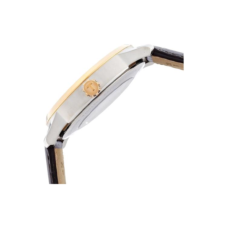 Tissot Ti Automatik Mechanisches Uhrwerk Herrenuhren Uhr 40mm Weißes Zifferblatt Titan-Uhrgehäuse Lederarmband T087.407.56.037.00