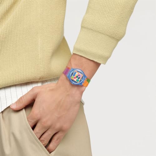 Swatch MATISSE'S SNAIL SO28Z127 Transparent Wristwatch