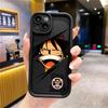Phone Case for iPhone 13 12 11 Pro Max 16e 15 16 14 Plus XR 17 Air XS Max Soft Cover Anime Ones Pieces Luffy Zoro