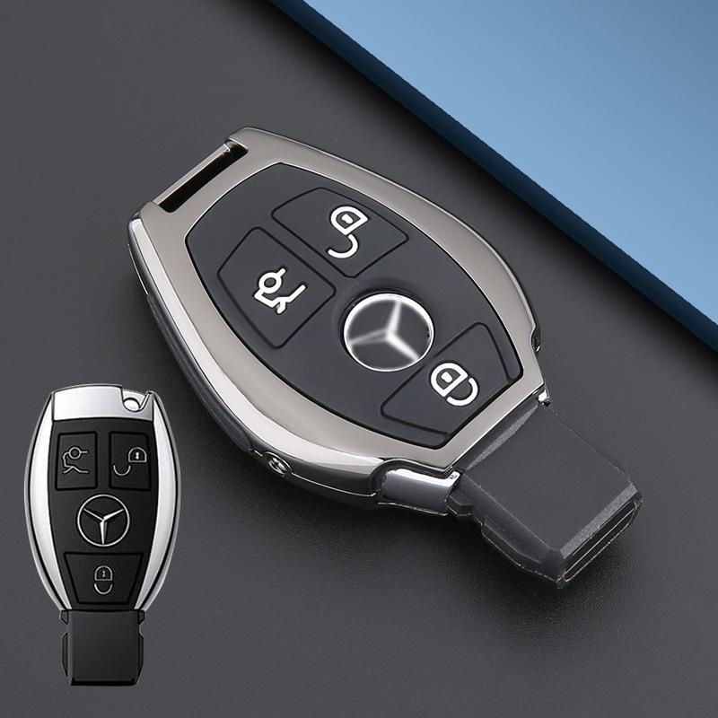 Metal Key Shell for Mercedes E-Class E260L, S-Class, GLE, GLS