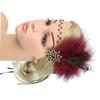 1920s Flapper Headband GatsbyParty Costume Accessories for Lady Vintage Rhinestones Headpiece Masquerade Party Headdress