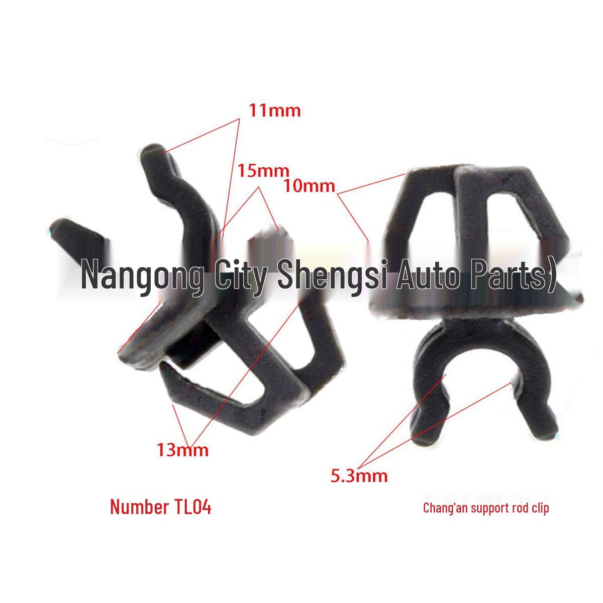 

Universal Car Hood Support Rod Lining and Buckle for Wuling, Dongfeng, and Changan Models 10000 Units